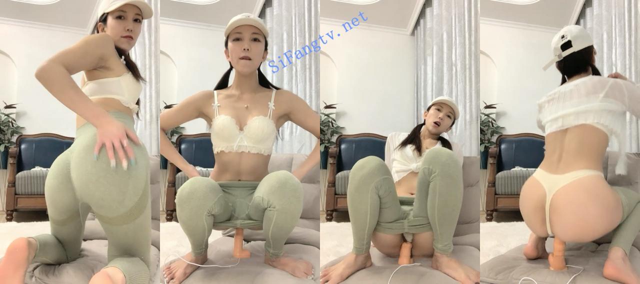 蜜桃臀健身教练 爱撸铁的周周 肛塞大鸡巴爆插白浆直流 图 03