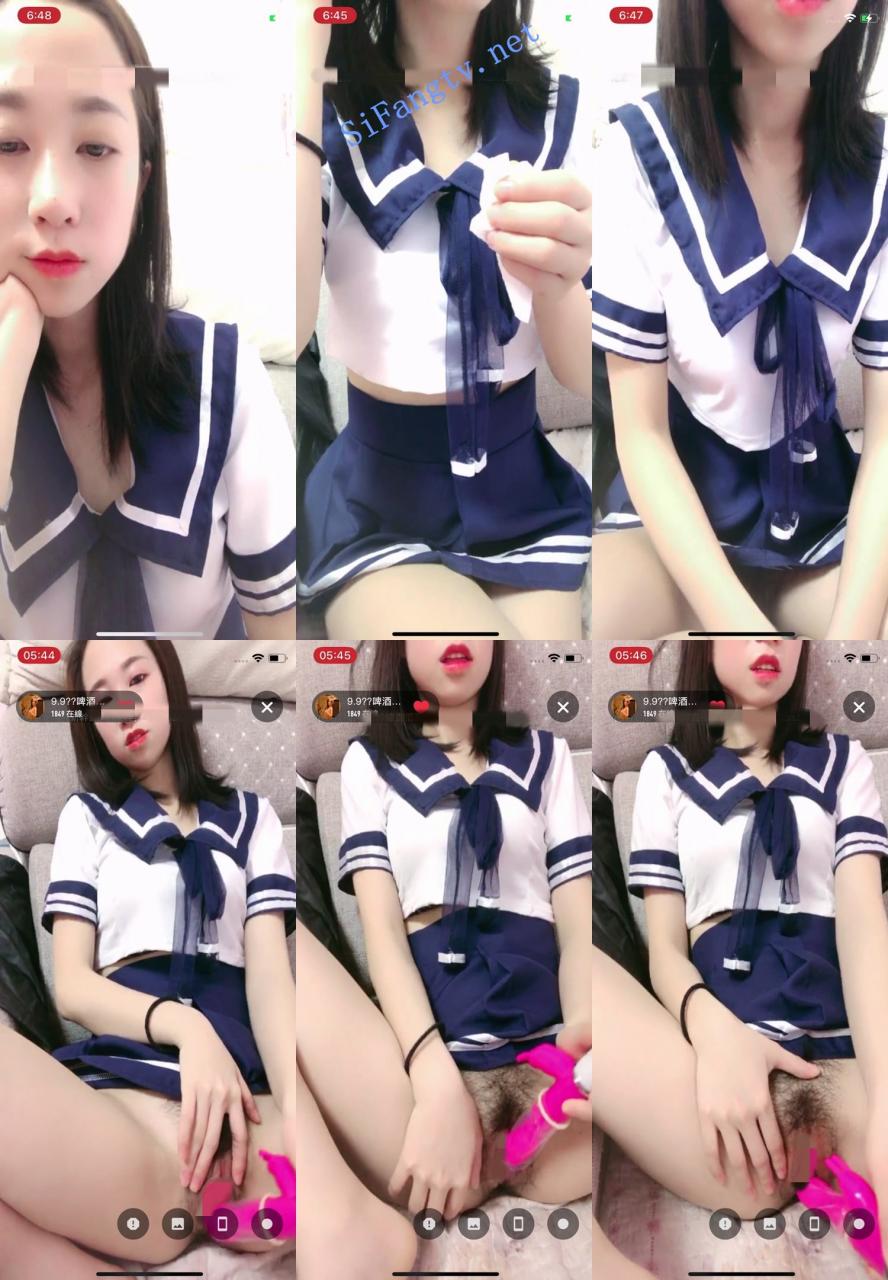推荐学生妹下海! 小表妹 穿着校服道具自慰, 合集 图 01