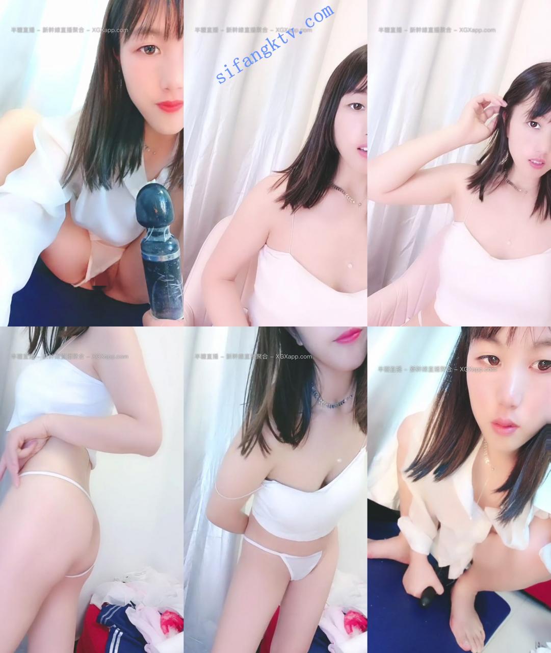 张心妍 清纯美少女下海,直播间大黑牛自慰高潮大秀 图 01