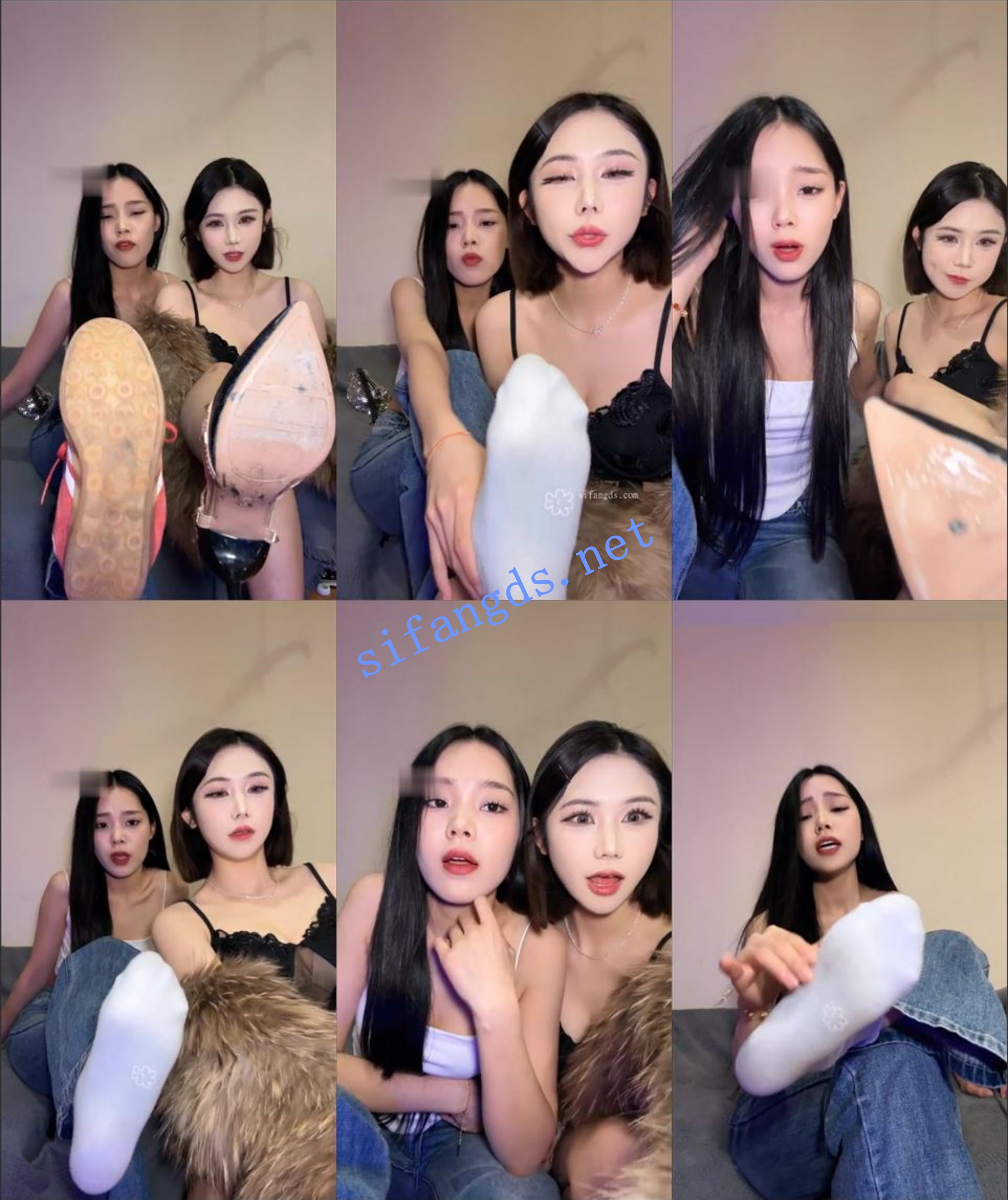 ❤️ 浅浅 高颜值魅惑女神露脸羞辱调教美脚榨精9v 图 01