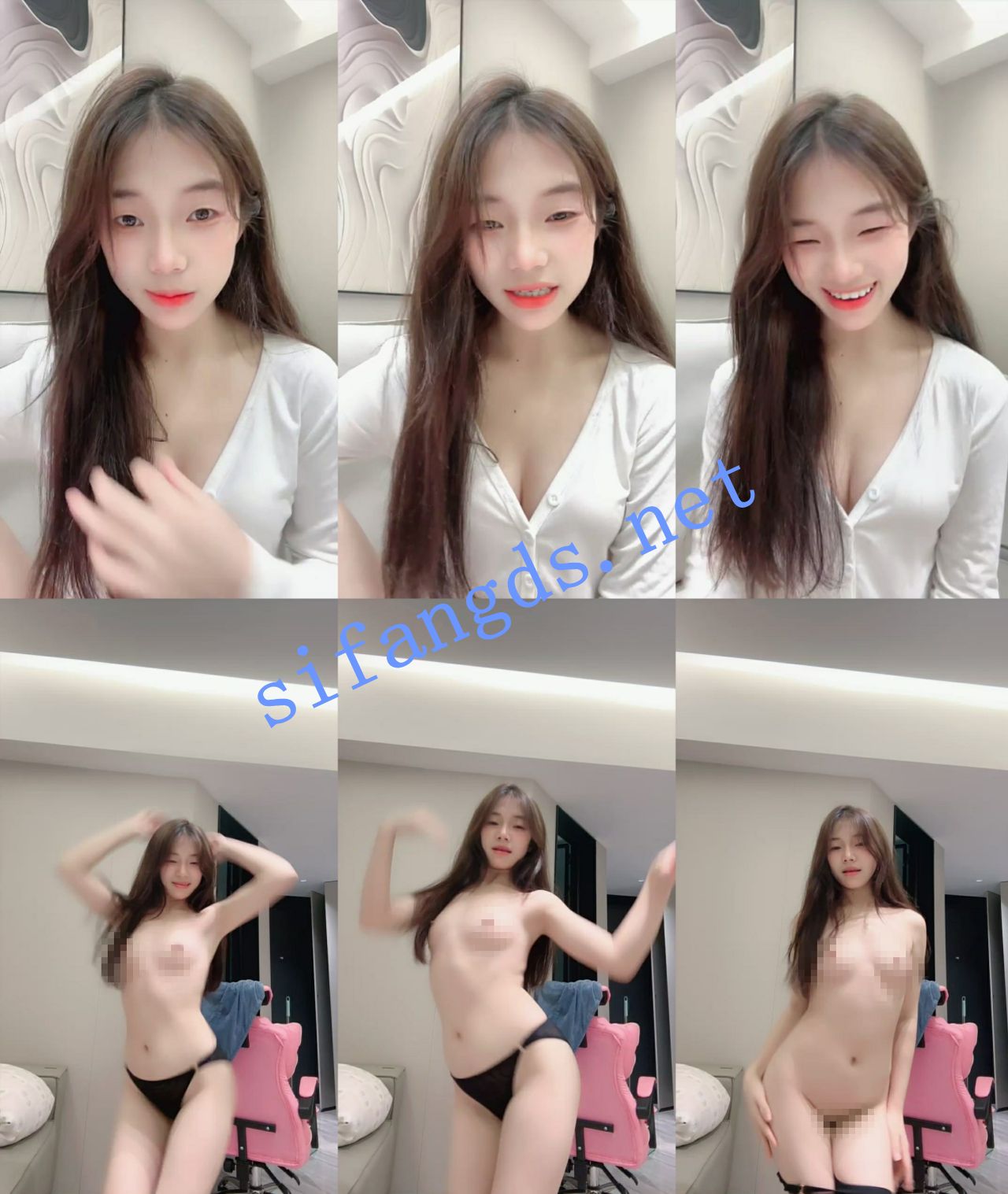 吧啦 清纯少女下海~边跳边脱光光~掰穴自慰~好粉好嫩 图 08