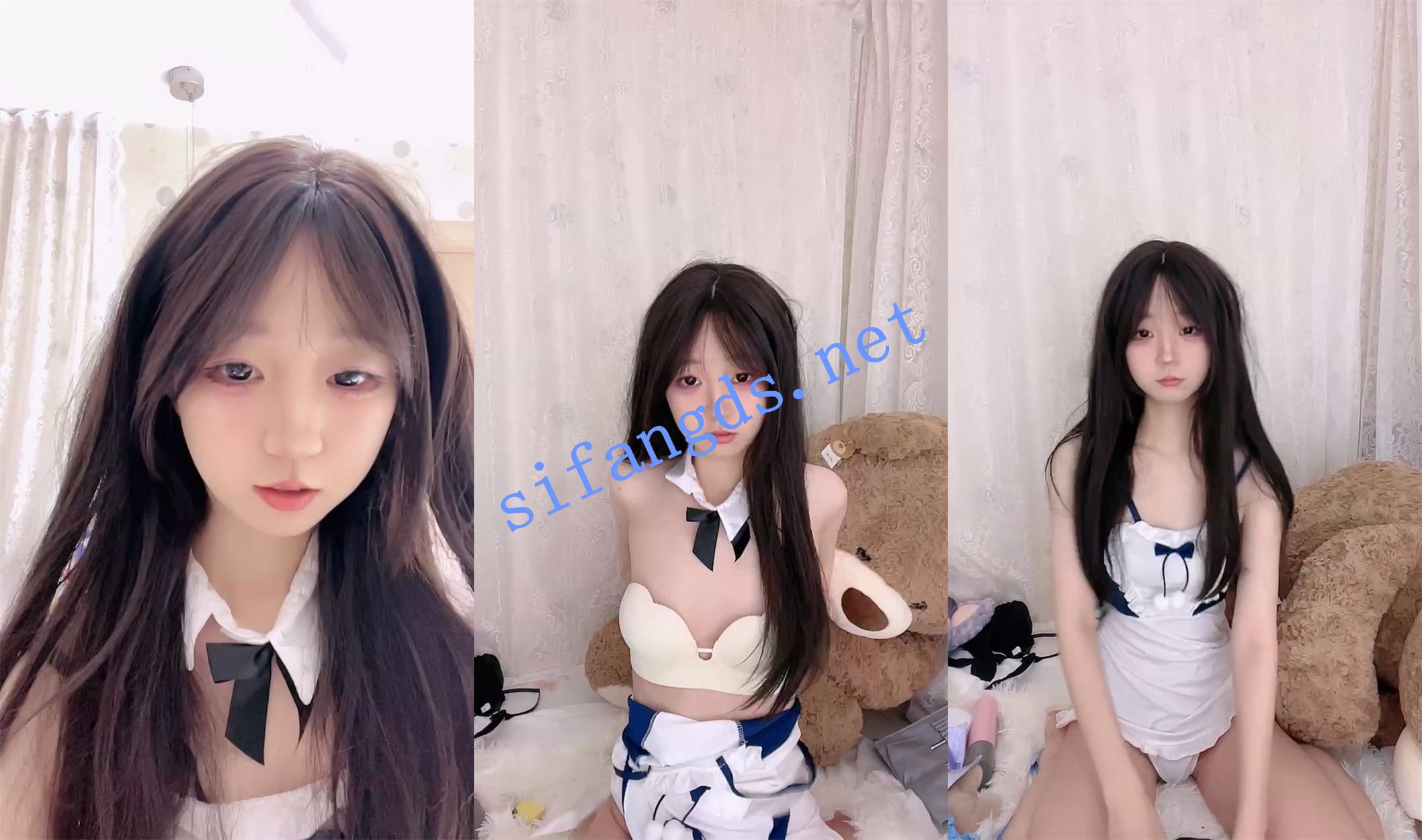 新人学妹 绿专黄! 05洛丽塔 可爱娃娃脸 妙曼身材 抠逼! 图 01