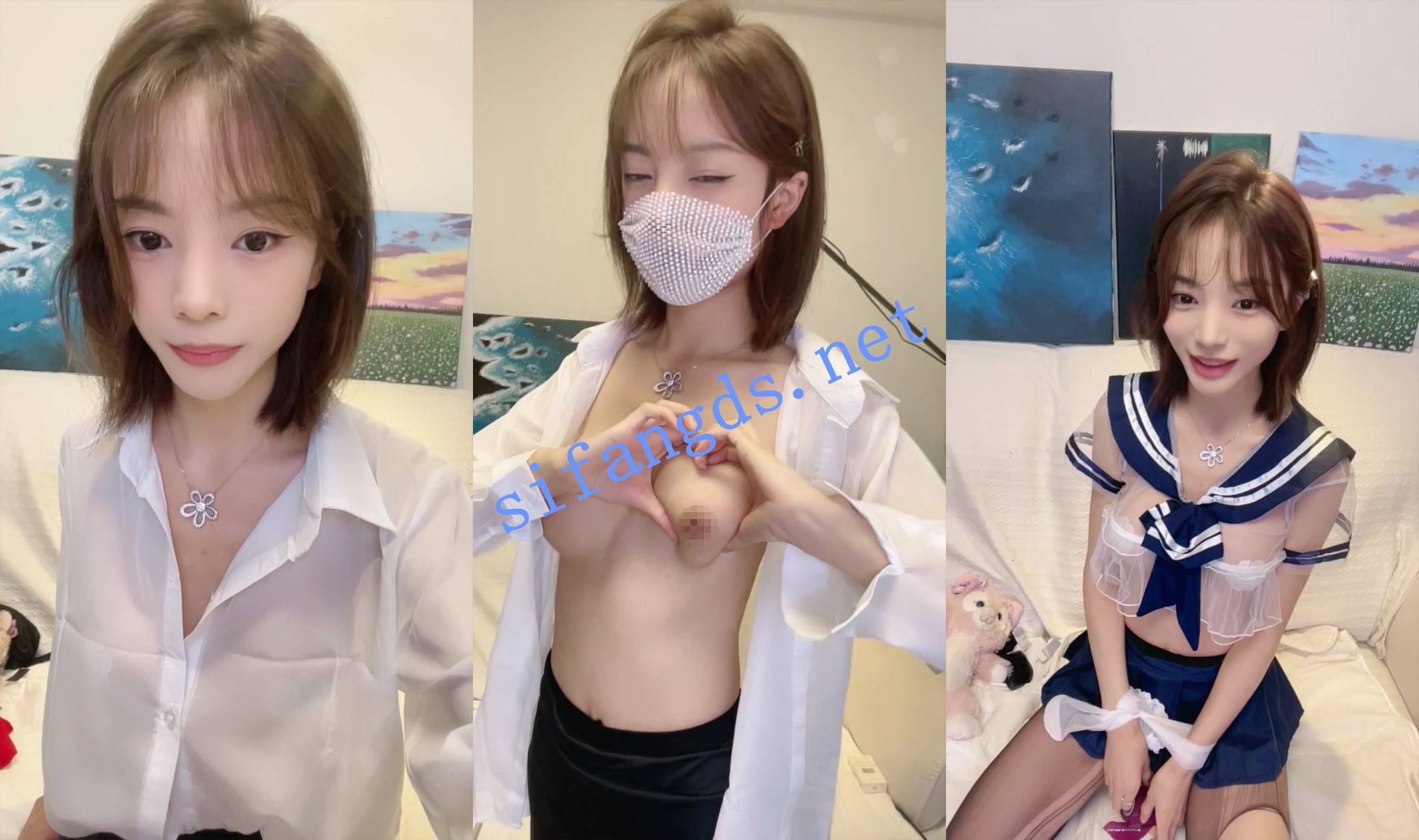 彩色的小熊宝宝 骨感校花~纯欲女神!人瘦奶大 道具自慰 图 05