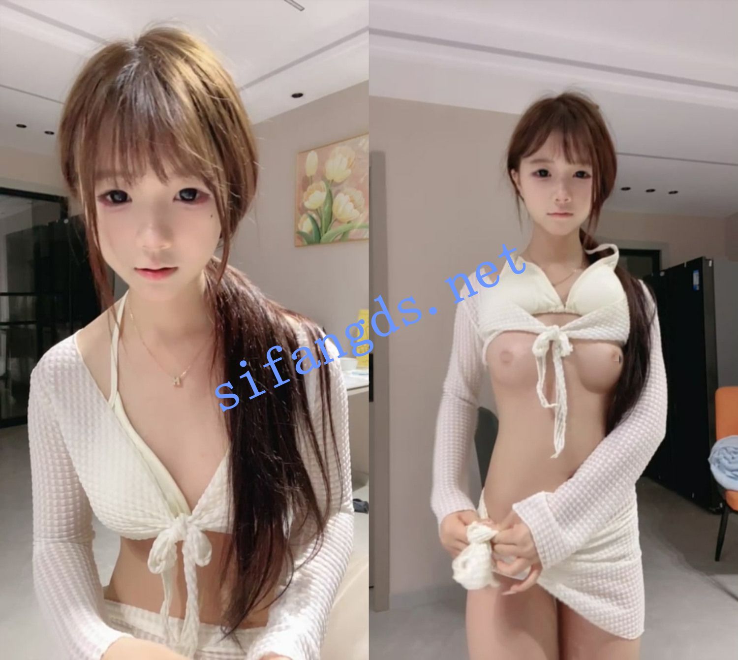 ██甜甜的小美女! 小婕巴 发育的很棒,咪咪好鼓好嫩 图 01