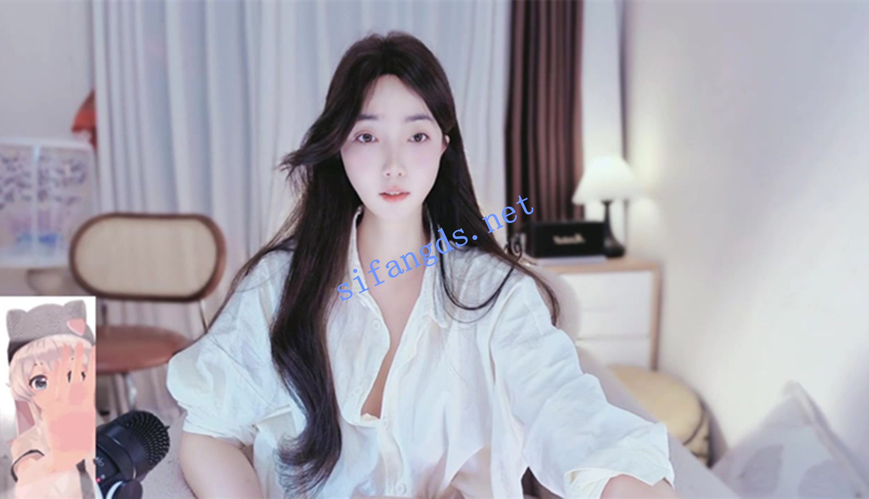 灬超美女神! Aricia 神仙颜值~露奶乳夹~黑牛跳蛋隔内自慰 图 01