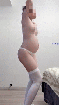 ㊙️首发㊙️稀缺㊙️推特极骚孕妇 牙牙 定制顶胯裸舞视图 图 05