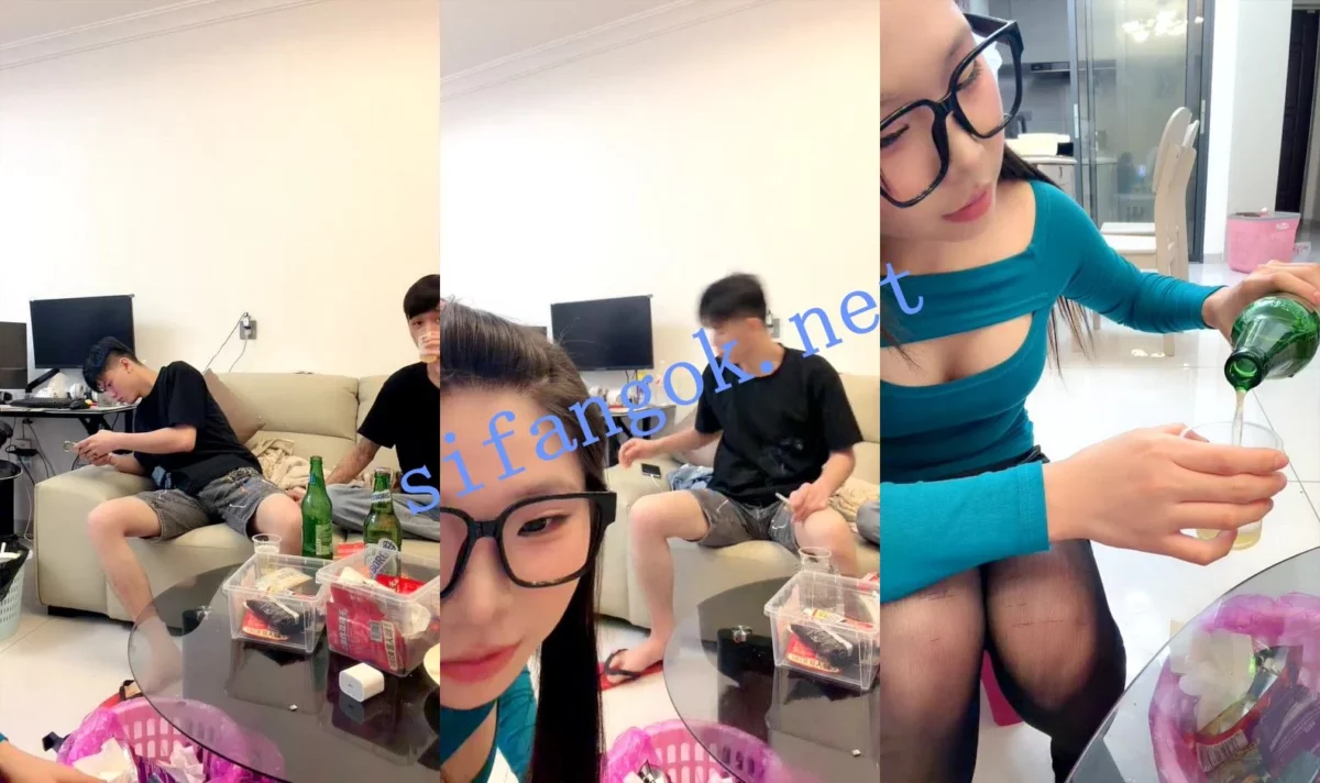 ⚡【07清纯美少女】小骚货约男生喝酒~勾引对方~上床打炮~