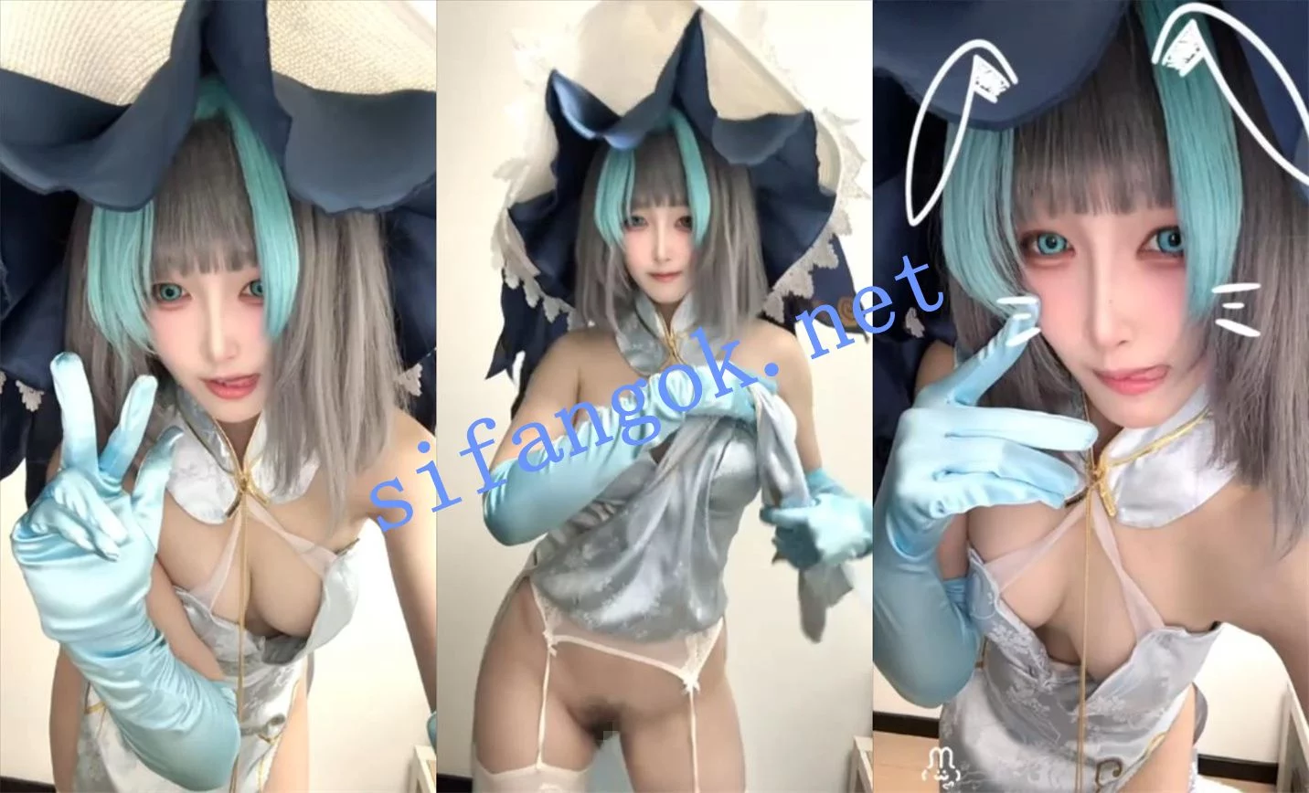 超极品Coser 月神夜 付费裸舞福利 图 03