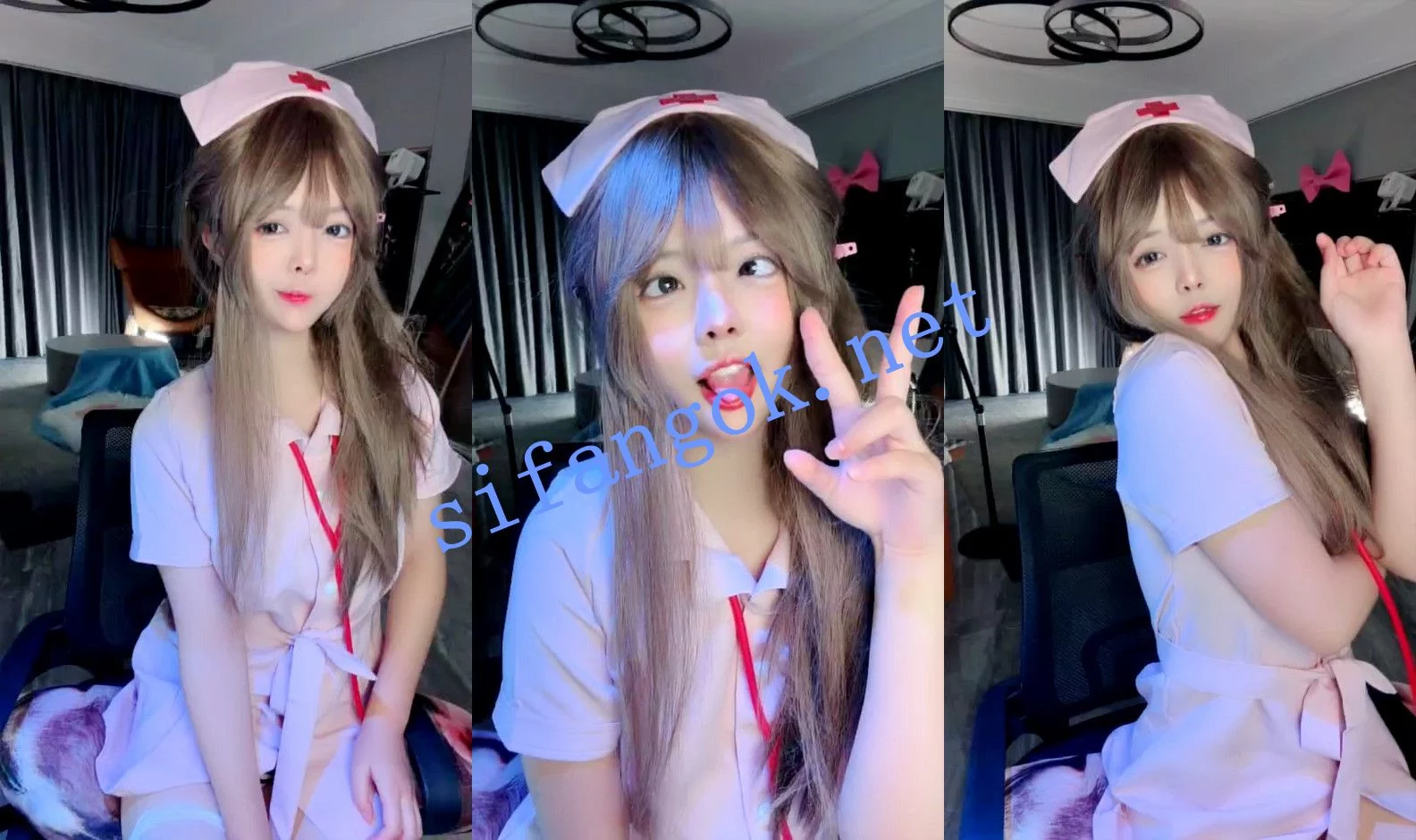 ⚡ 核弹! 张晚萌 二次元福利姬每天不同cosplay表演~ 图 01