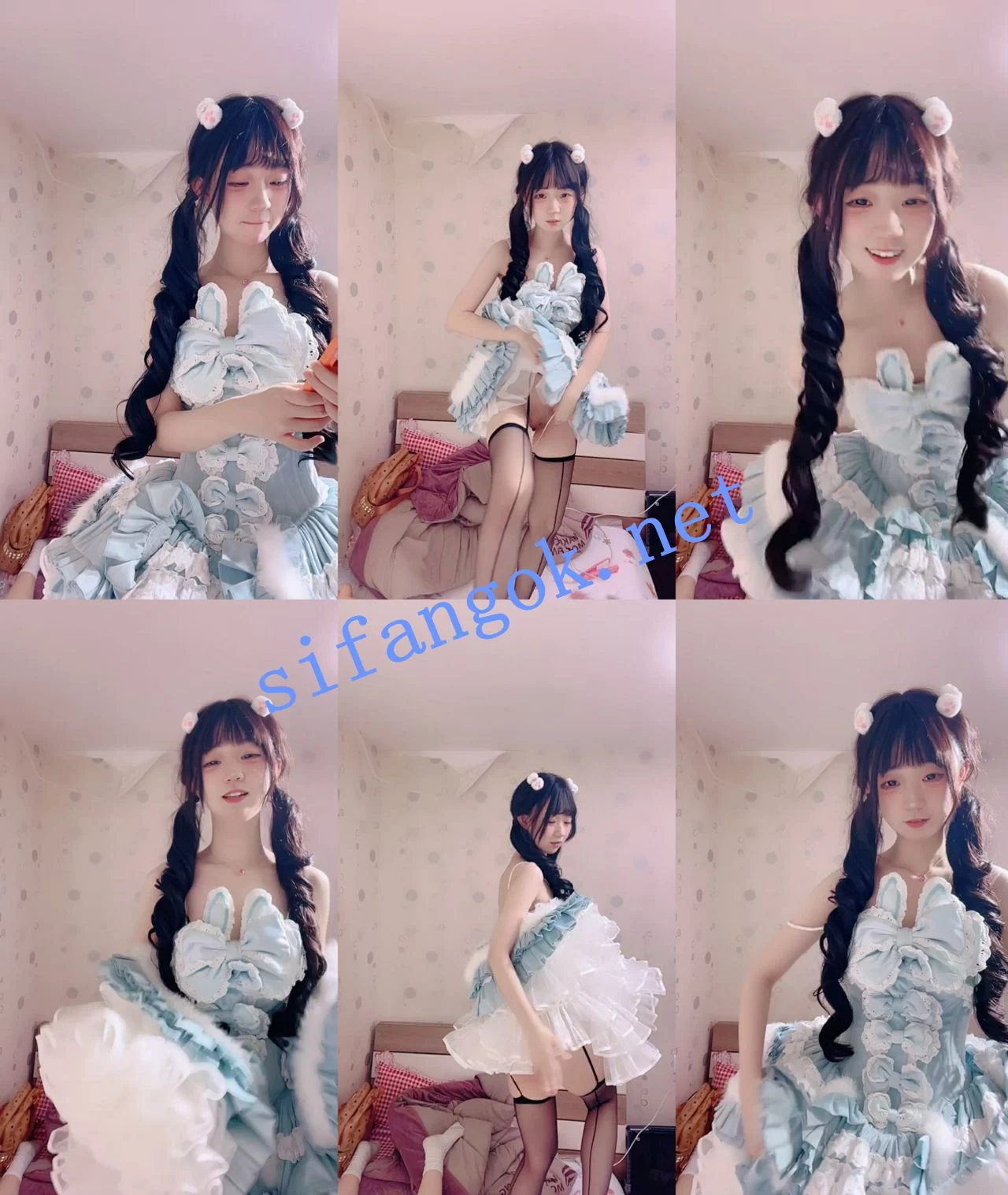 人气小女生！~【邪恶双马尾】携闺蜜自慰大屌坐骑抽插高潮~