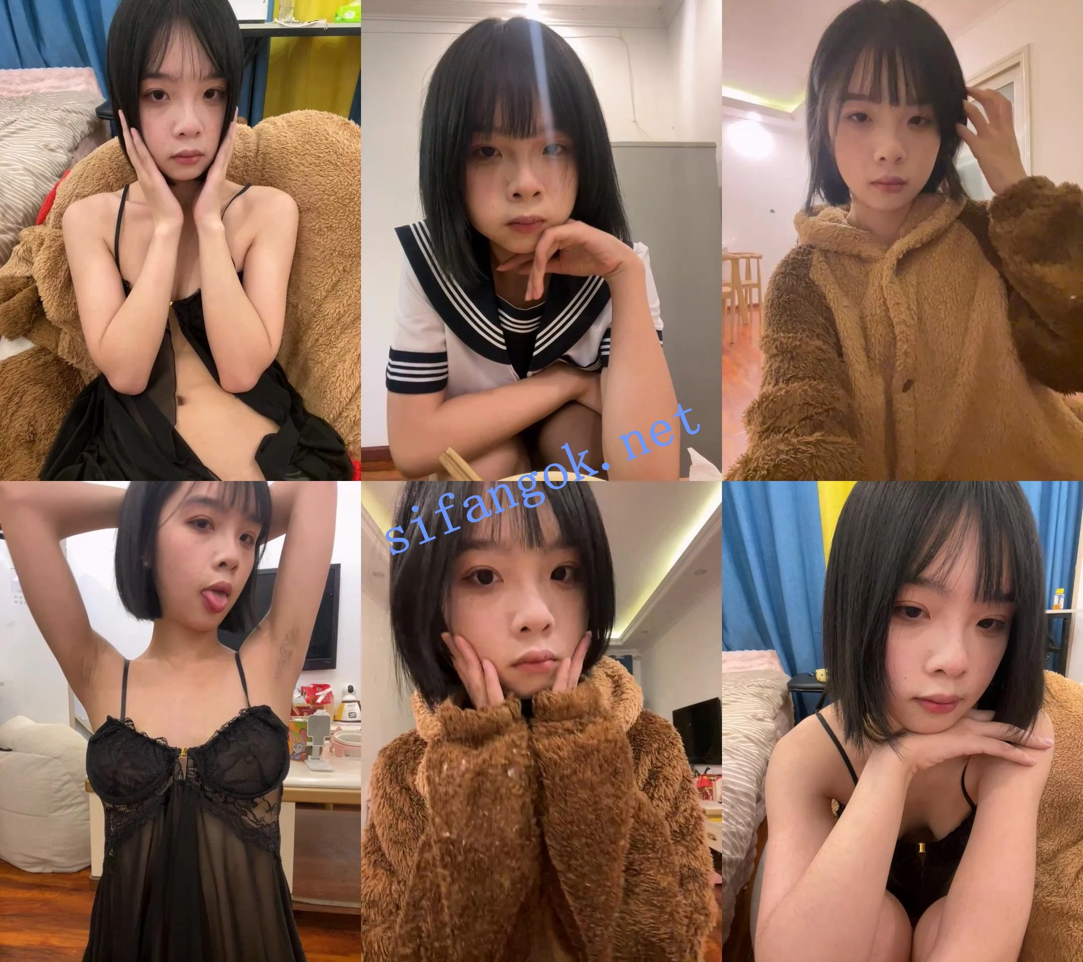 ♆ qiqi_x 素颜小女孩! 学生服~道具自慰~撸爆! 图 03