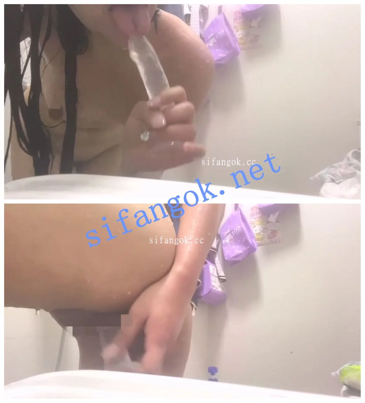 BIGO福利 苗条贫乳卡哇伊嫩妹 笨蛋小诗 自慰足交道具 图 07