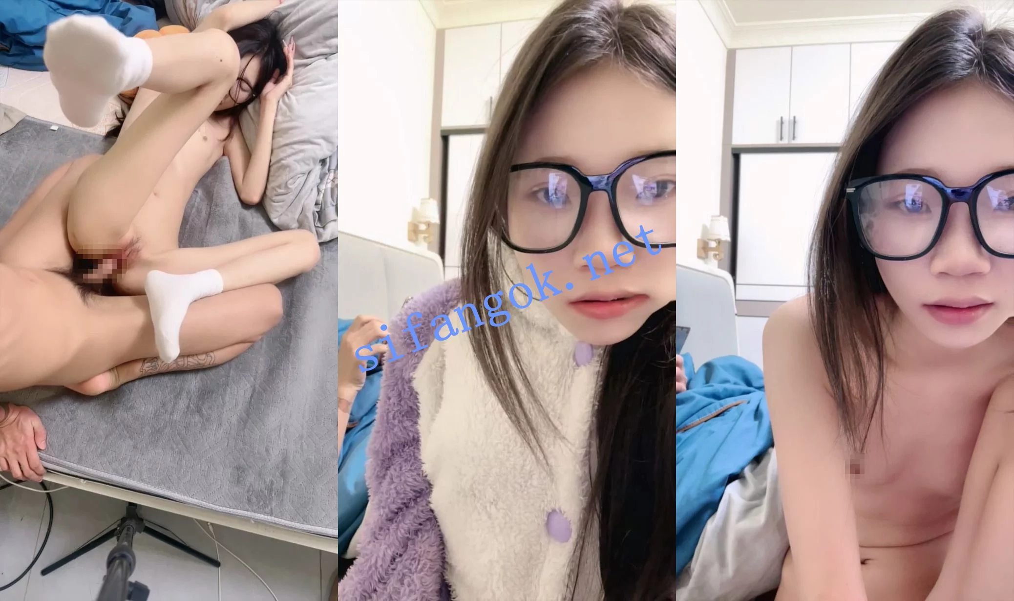 $新人~骨感眼镜学妹 06小猫乖乖 粉逼太平公主 无套操逼~ 图 08
