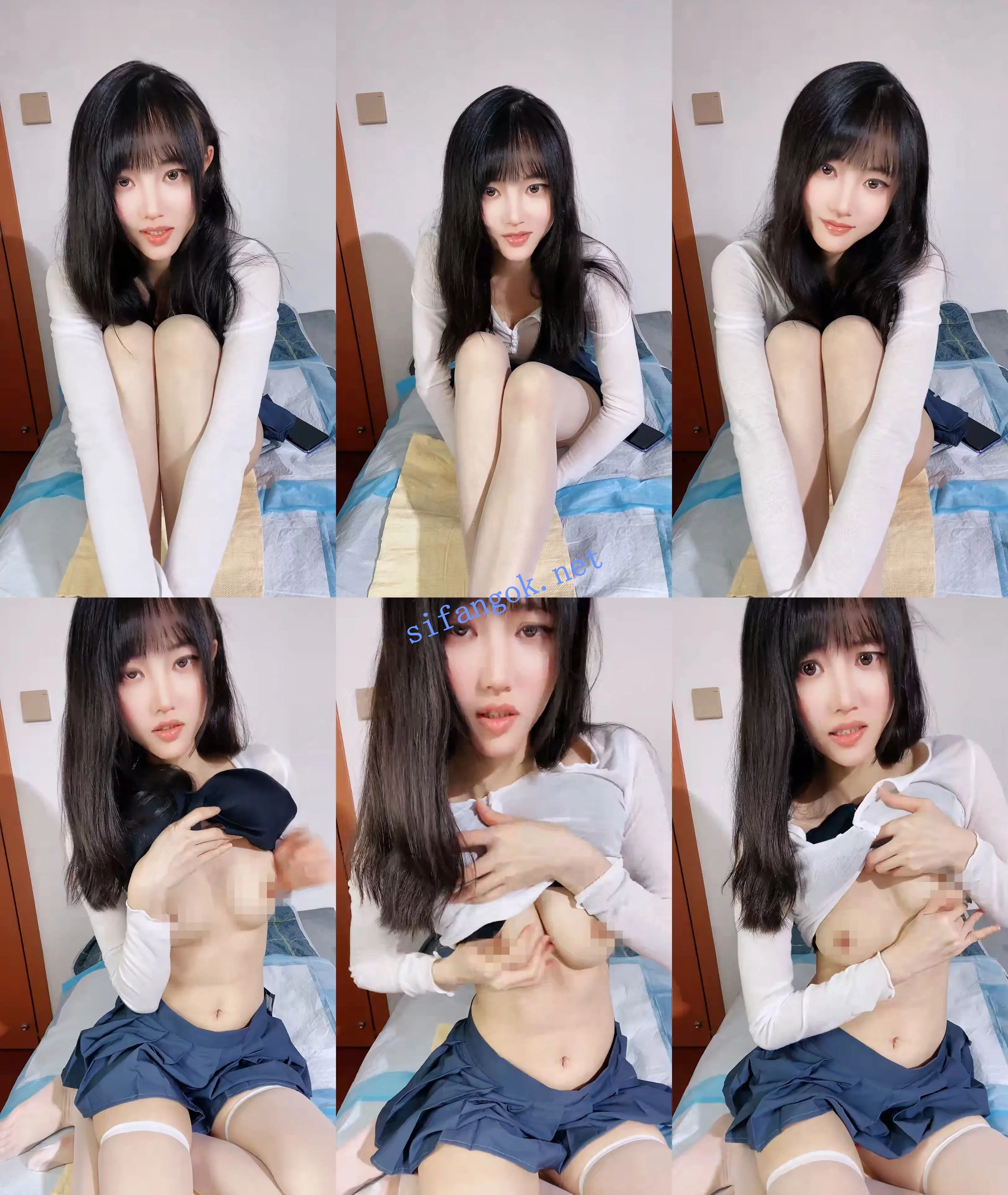 ♆♆【少女学潮喷】清秀学姐~! 逆天长腿~跳蛋自慰~爽到出水