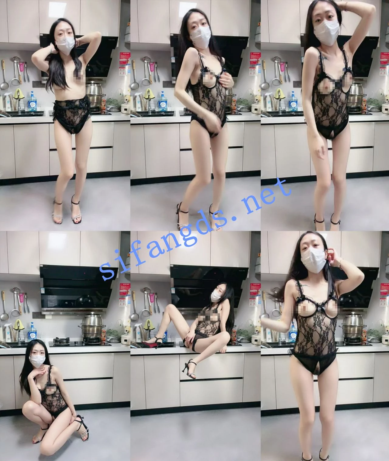 尤物大长腿推荐!~ 睡不醒的小美 真空旗袍灶台自慰流浆~ 图 05