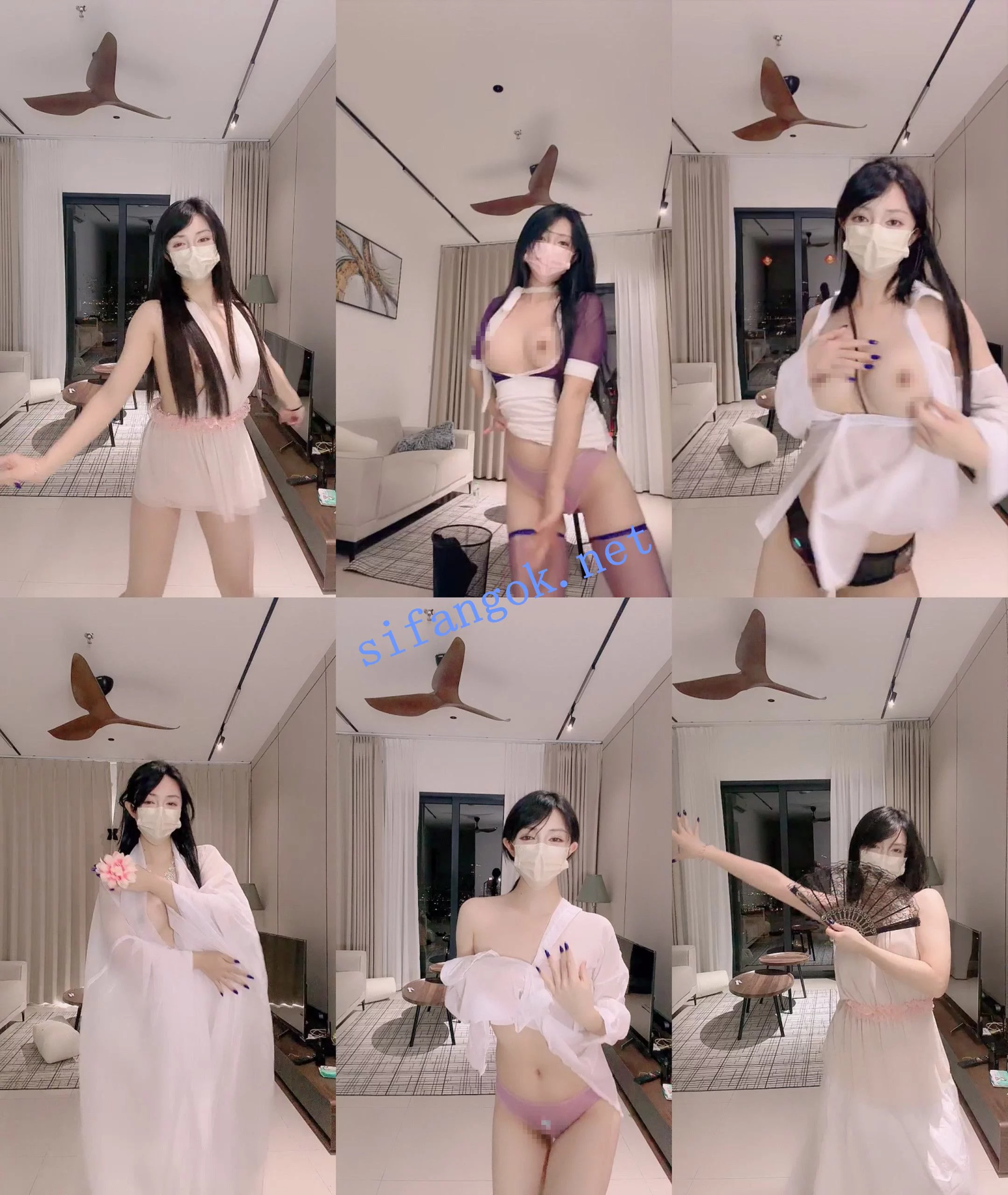 ♆ 灵羽合 鹅美美!绿播女神~抖音裸舞~阳台露出~道具喷水! 图 07