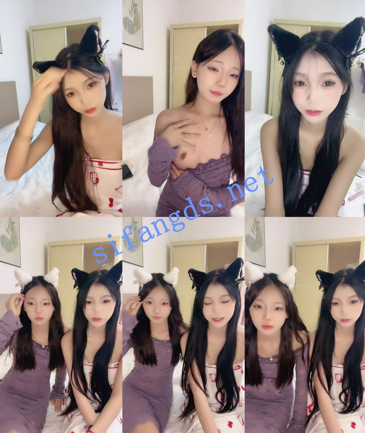 顶级校花双学妹~ 06极品姐妹 宅男梦寐以求的双校花双修~~ 图 01