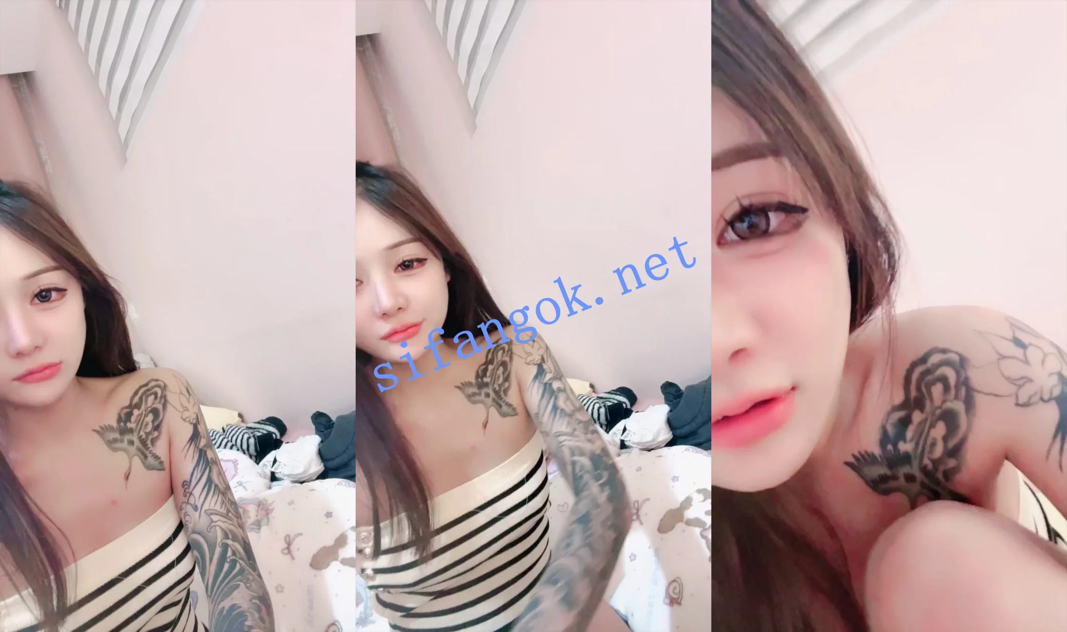 √重磅!绝色女神~ 一颗汤圆 性感纹身美到犯规~扣屄自慰 图 02