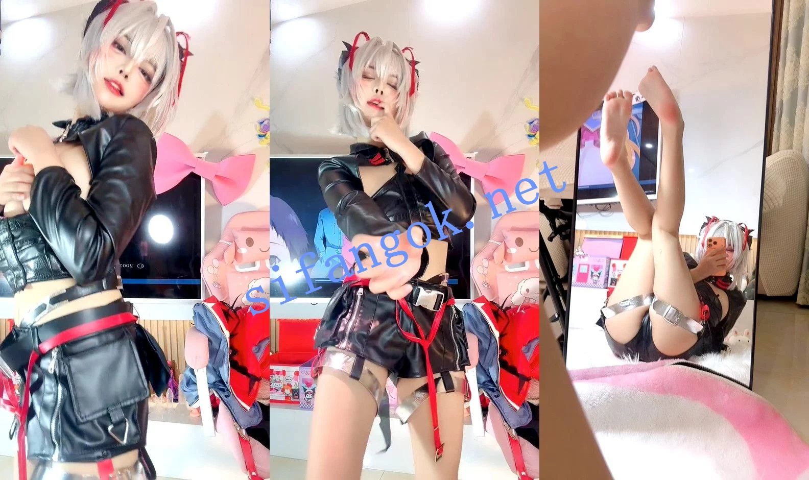 ⚡ 核弹! 张晚萌 二次元cosplay各种服装道具爽歪歪~ 图 12