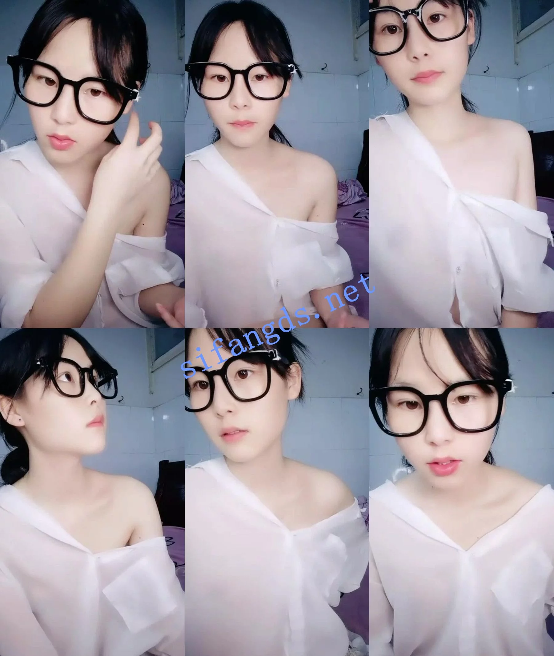 斯文眼睛妹~身材好棒~ 打假买玩具 被猛男调教~无套内射 图 02
