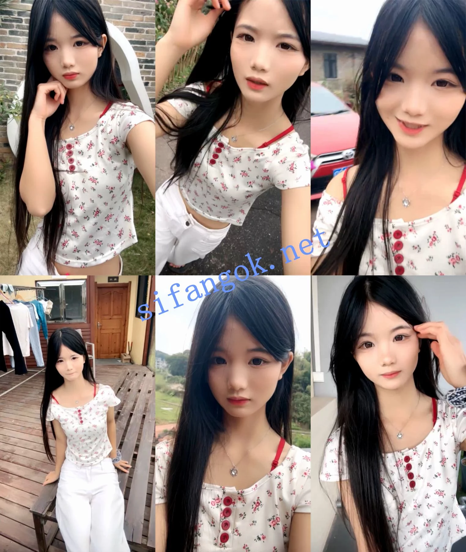 √农村女孩~【07水嫩宝宝】满分颜值~满村溜达露出~自慰