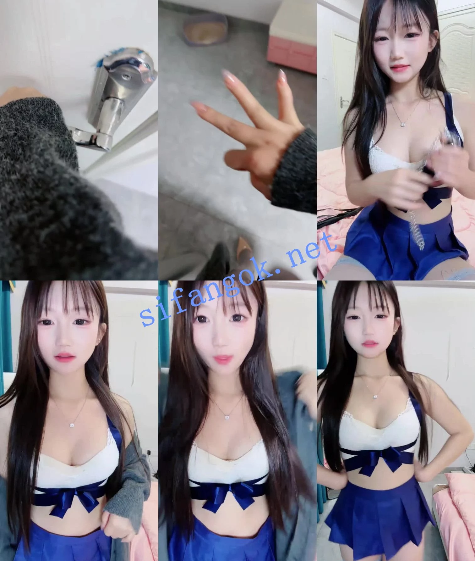 淫美少女~ 小骚杯 小区卧室勾搭帅哥修理工内射~2场 图 04
