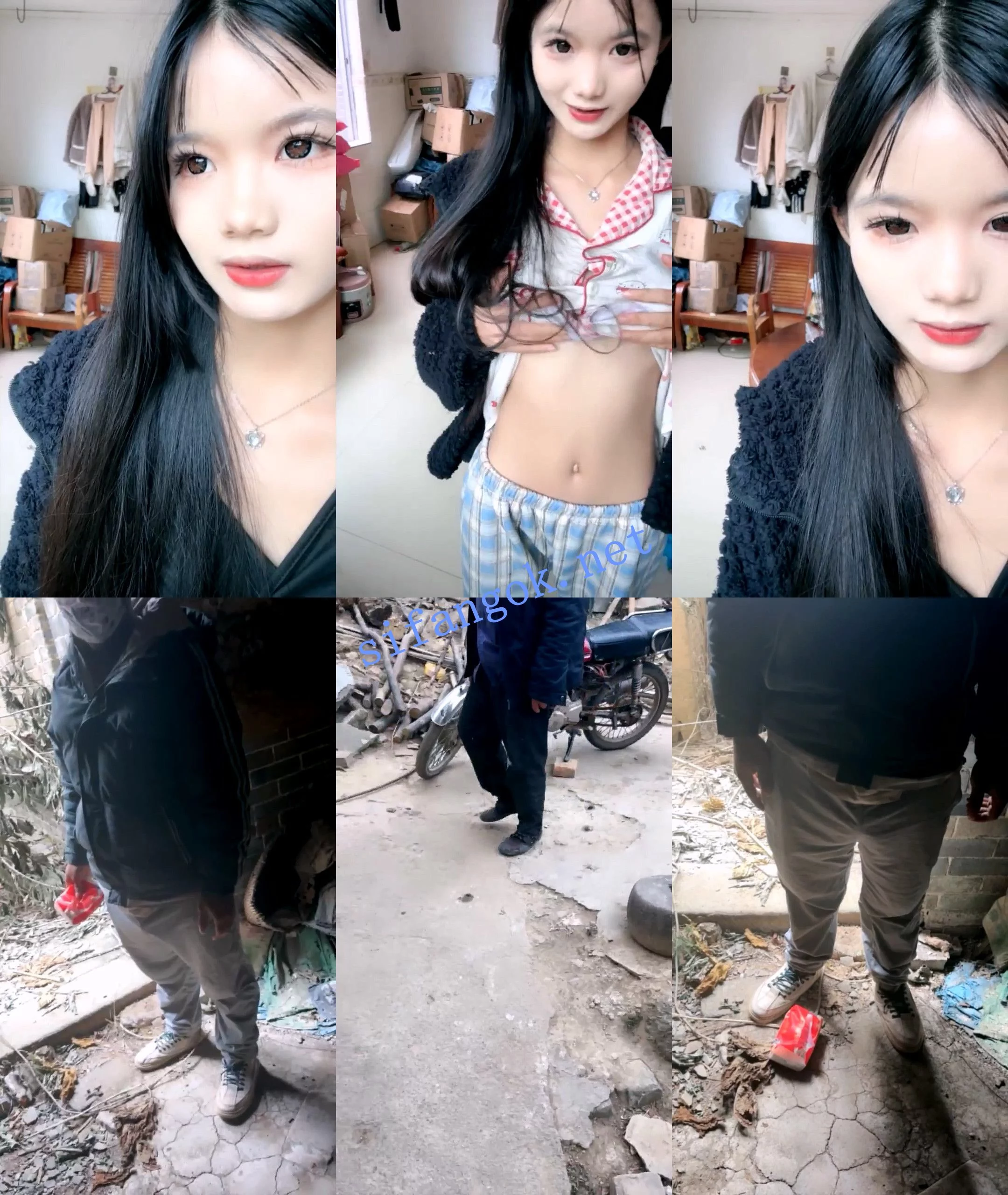 ♆ 水嫩宝宝 农村美少女~! 沟搭油腻大叔~户外无套狂操~爽 图 05