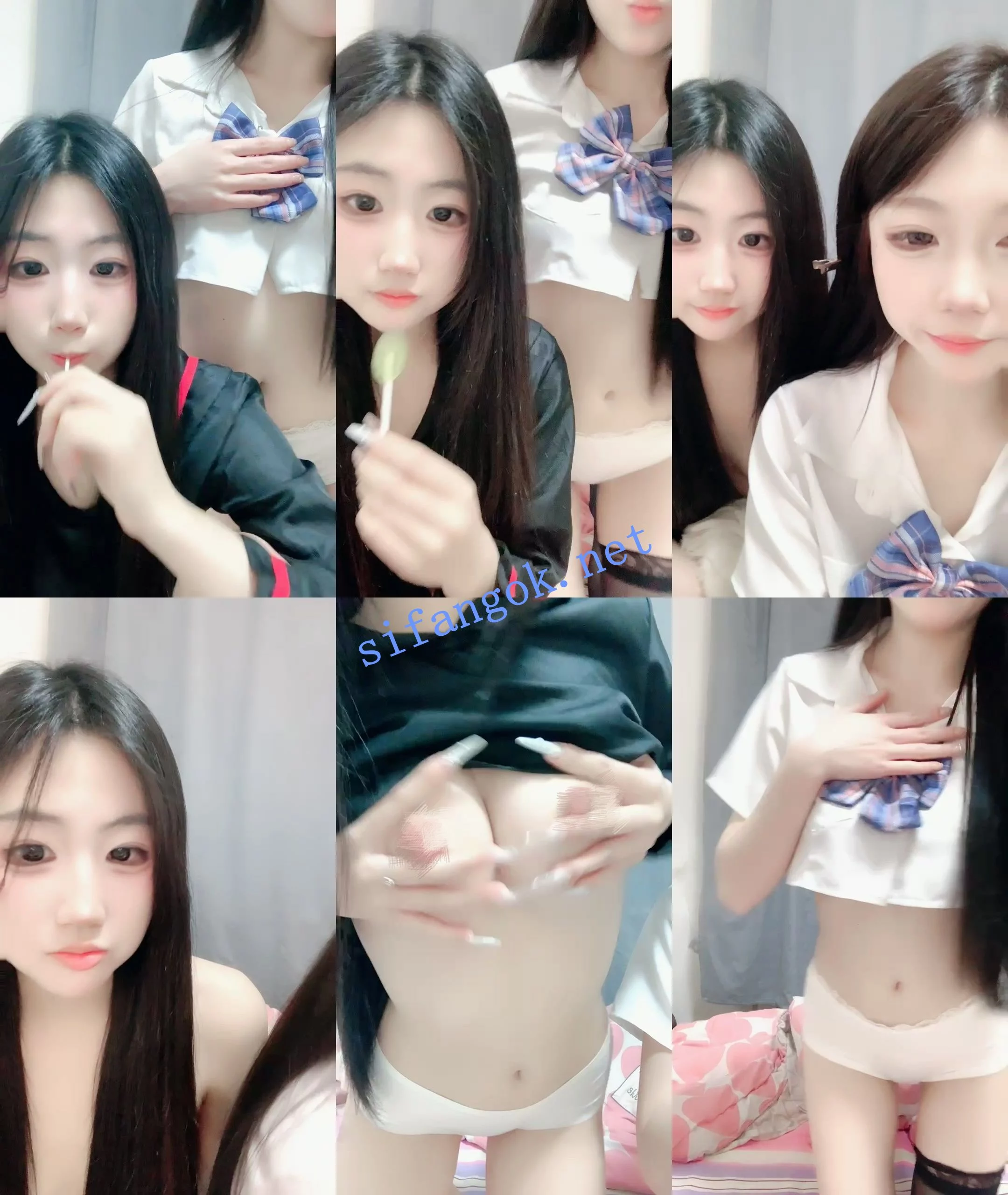 ██两个极品仙女! 喵喵 高端网红脸大极品,嫩穴特写2 图 02