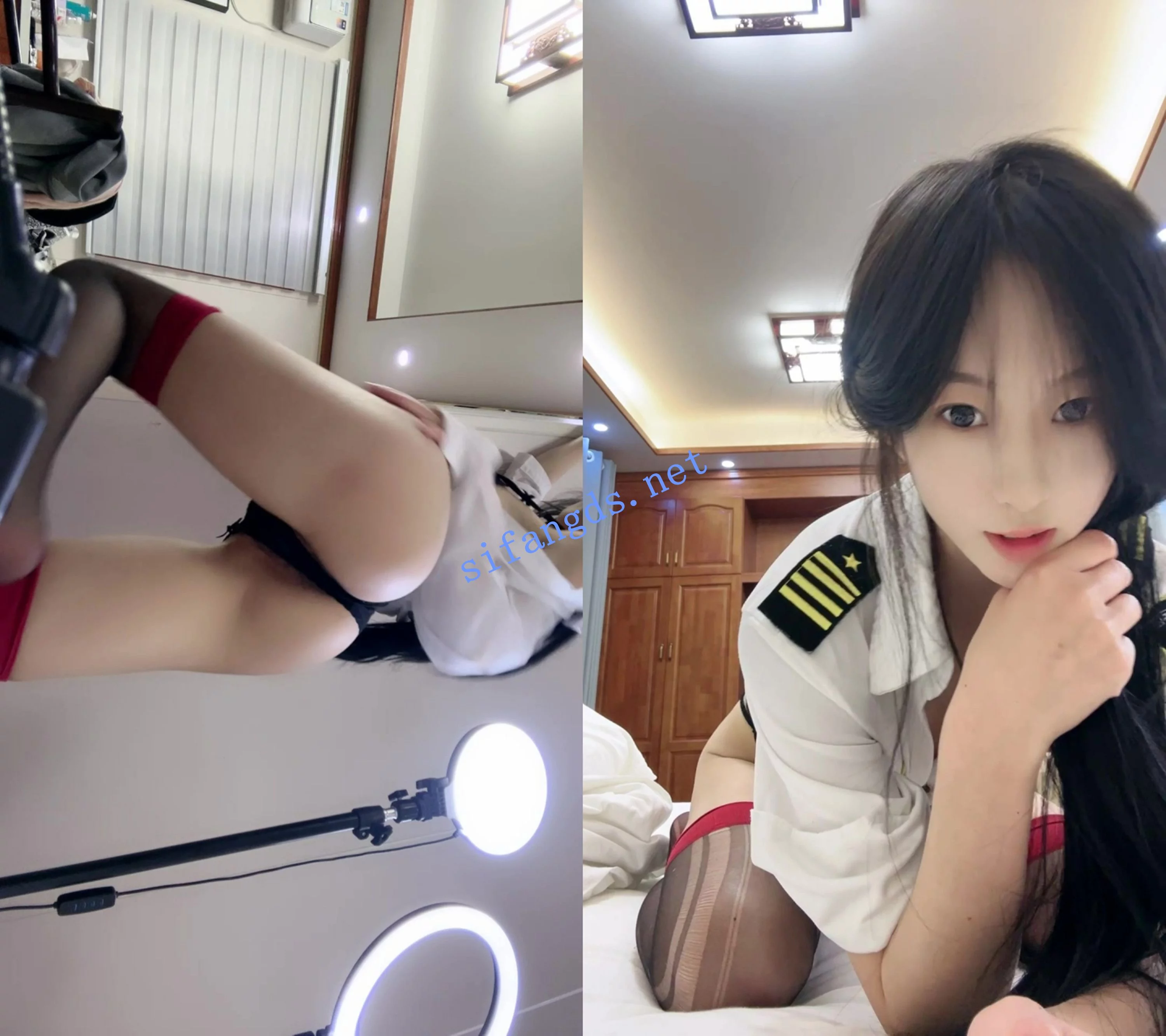 ██绿播女神下海了! 警兔 明星颜值,模特身材~真养眼 图 01