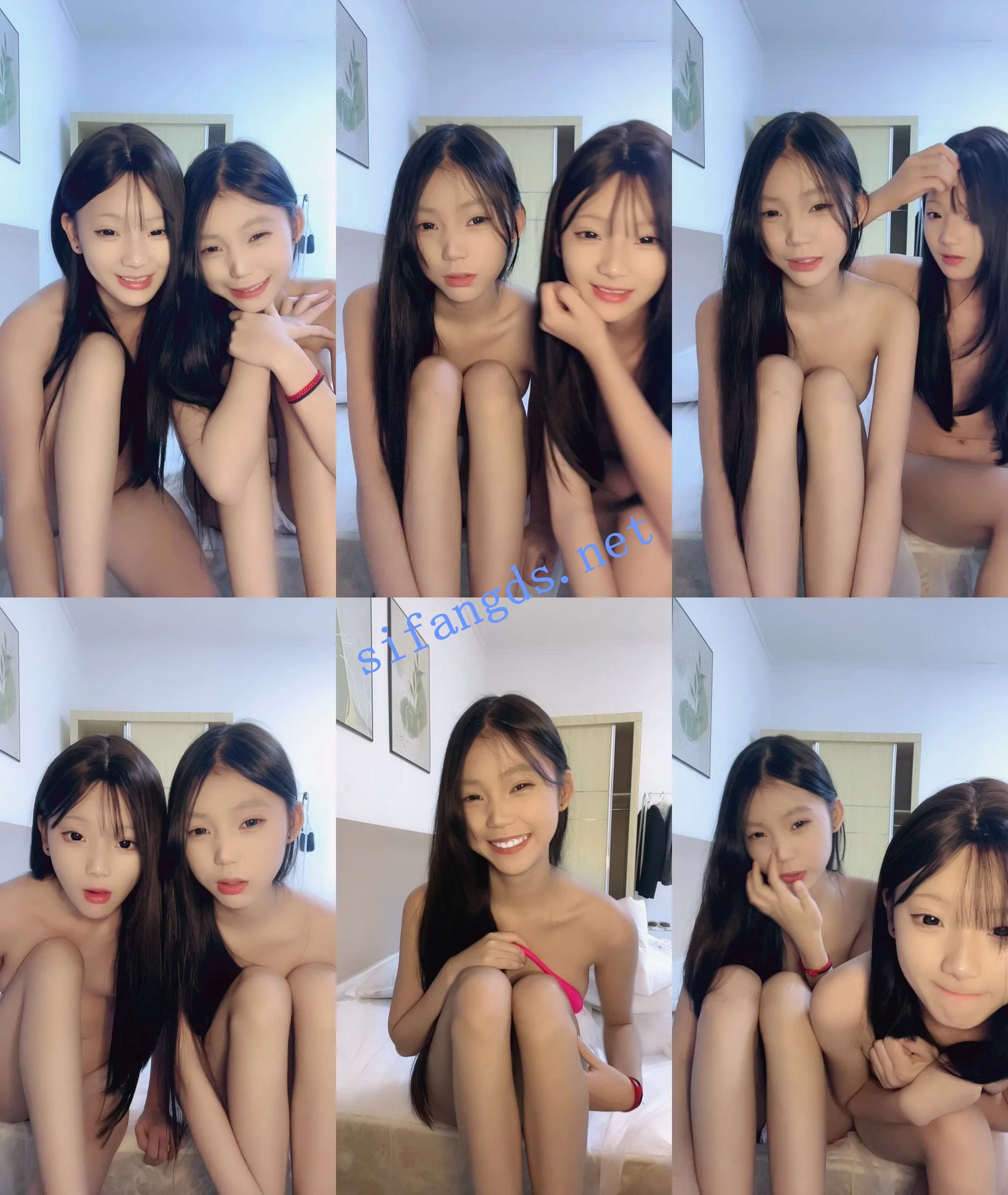☑️两个可爱学妹！长腿黑丝~【05姐妹花】道具自慰~狂撸！
