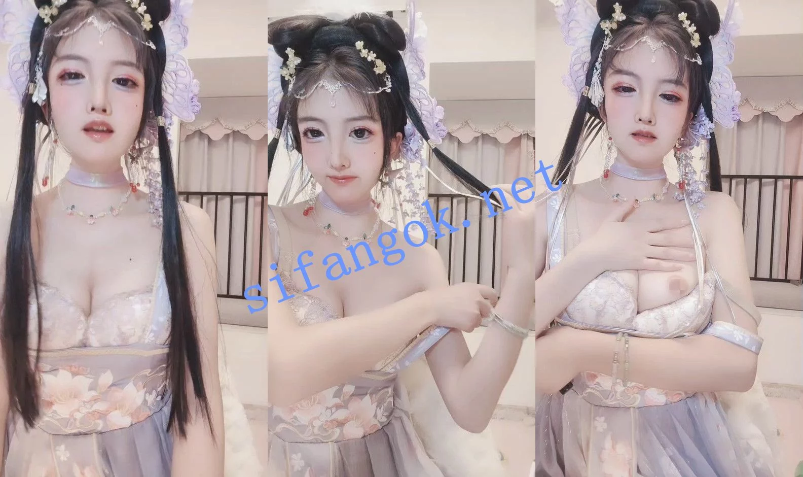 ⚡【附近女友】极品古风美人下海！汉服脱衣舞~强烈推荐~