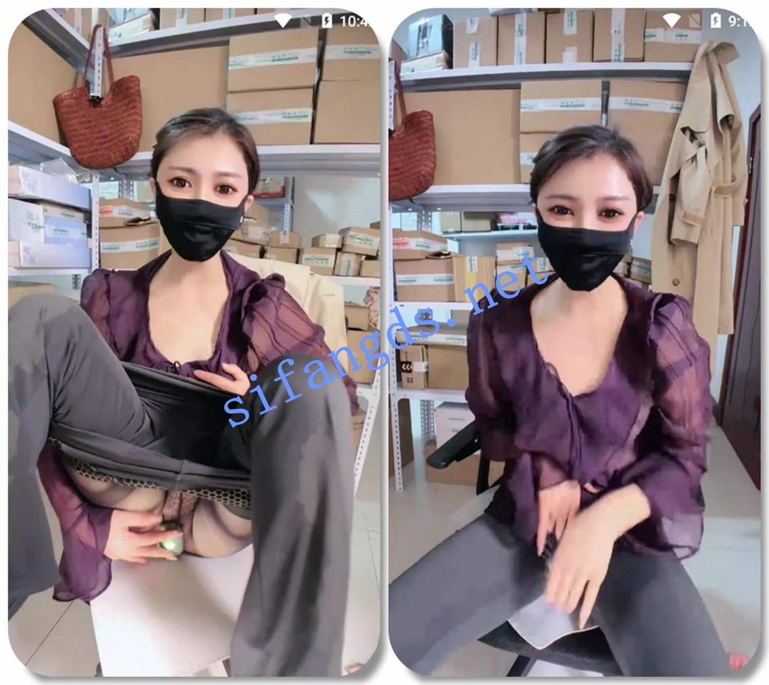 ██仓库管理员! 林安安 上班直播,道具自慰高潮喷水 图 01