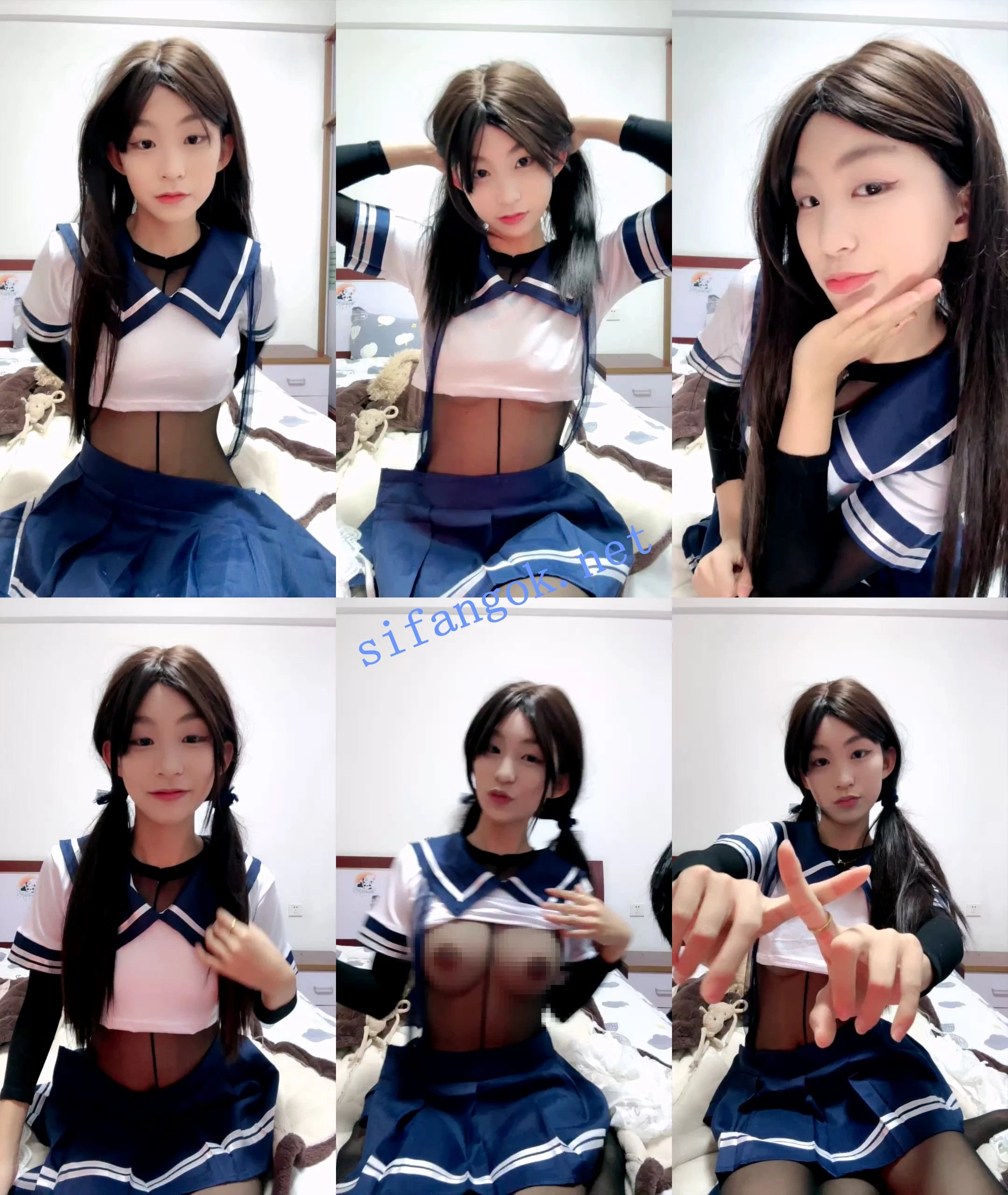 【清纯又温柔】G奶学生妹下海~性感睡衣走秀~裸聊掰穴自慰