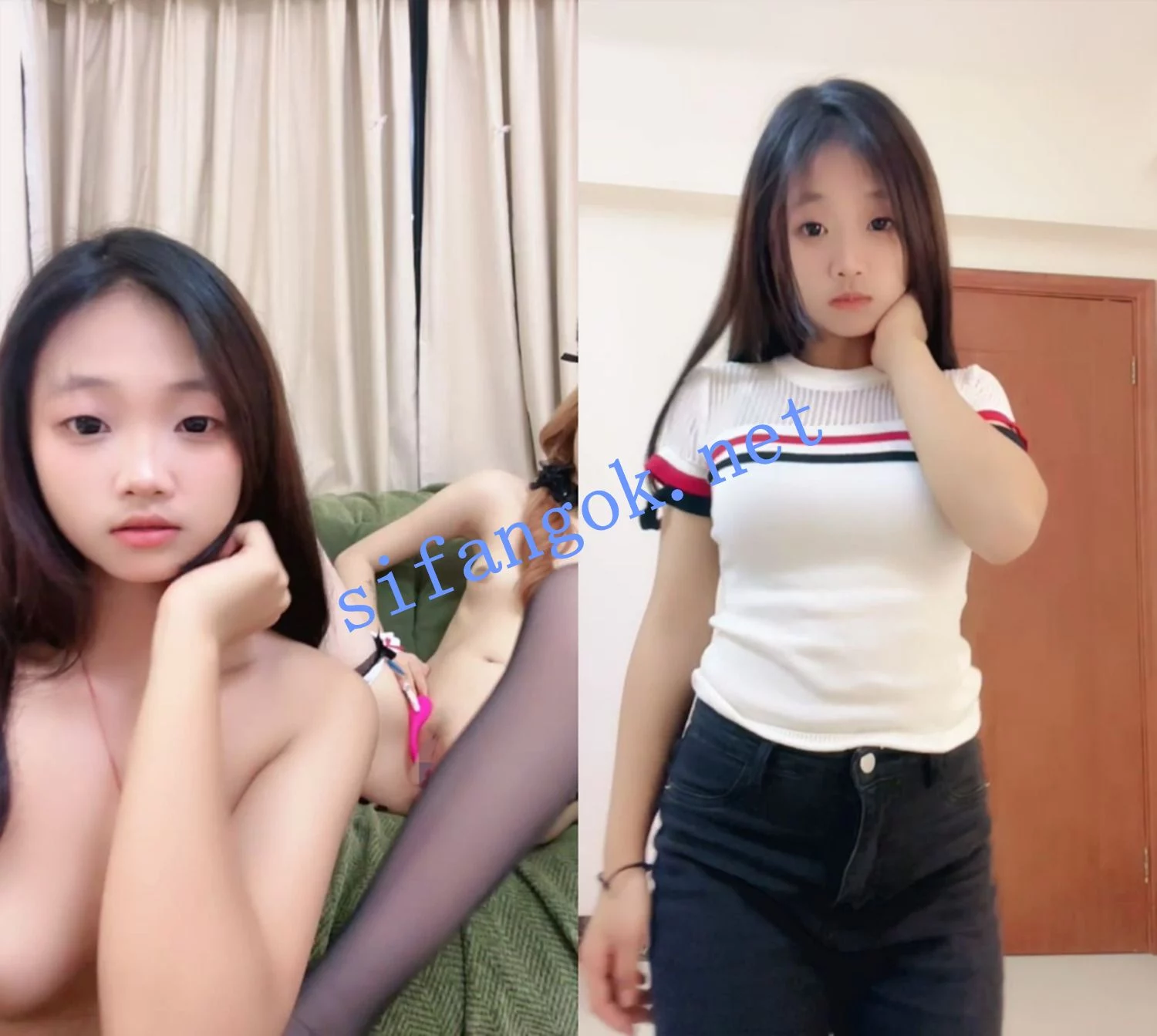 ██好纯好可爱！【姐妹花】两姐妹一起直播，各种大尺度