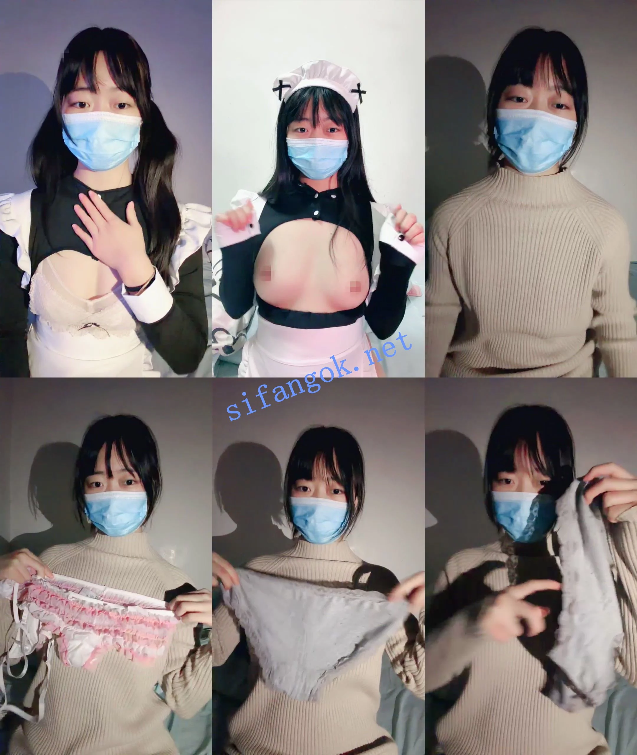 ☑️新人！美臀学生~屁股超圆润~【挑逗你的嘴】自慰~爽~！