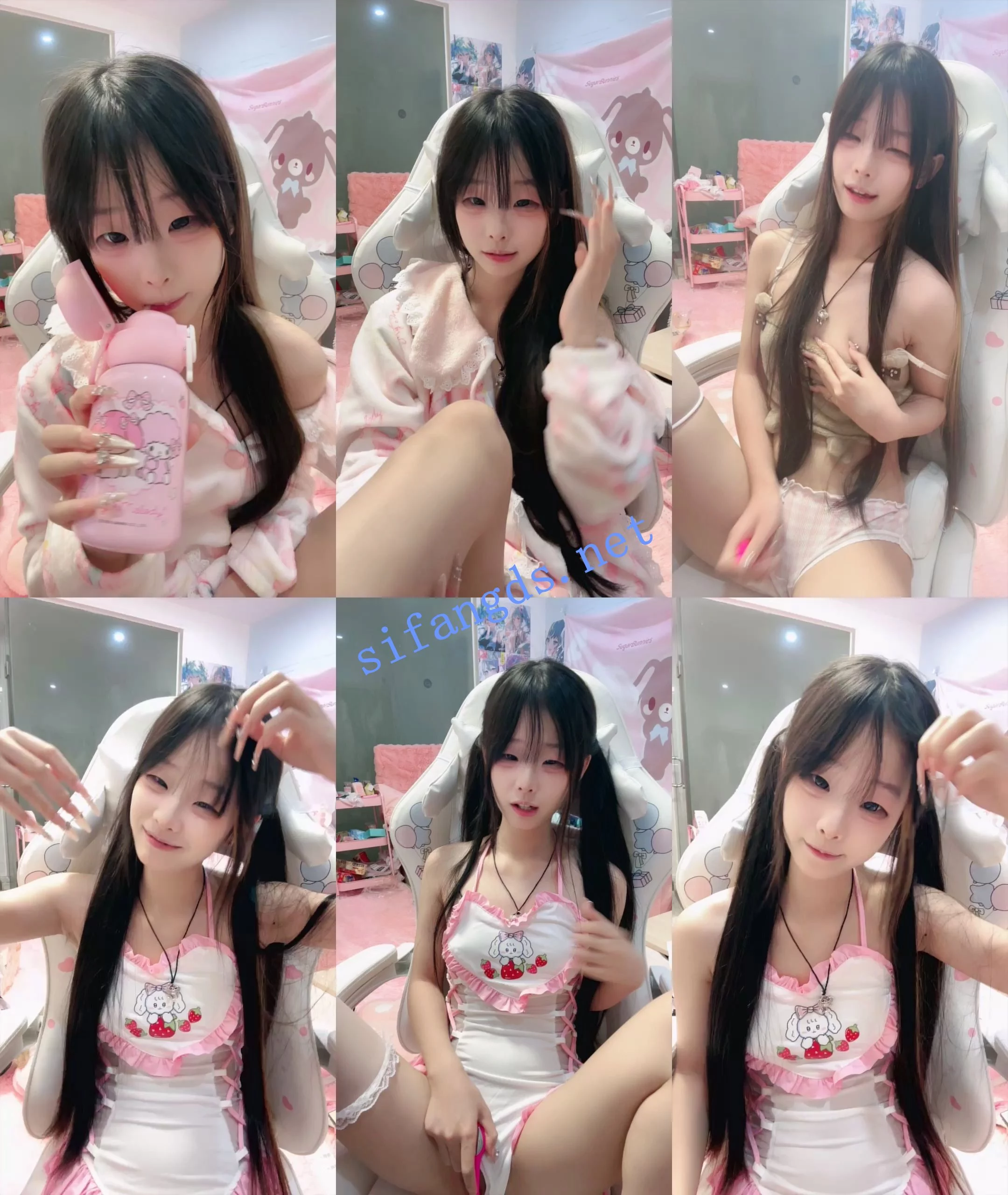 ☑️兄弟们！正宗校花~尺度全开~【幼7】道具自慰~狂撸中~！