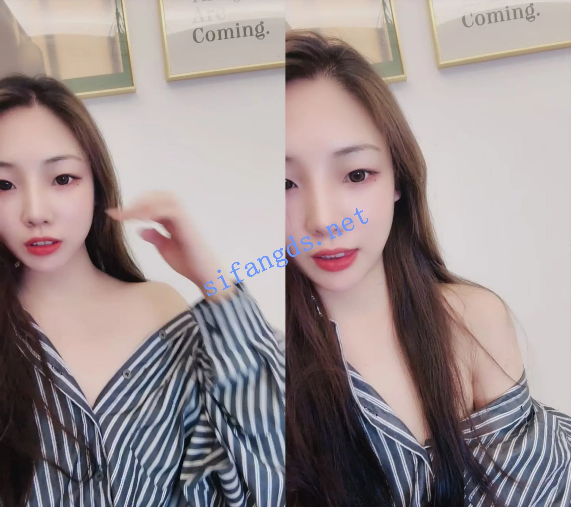 ██最顶级的网红! 南乔是乔乔 关注了3年终于下海自慰 图 01