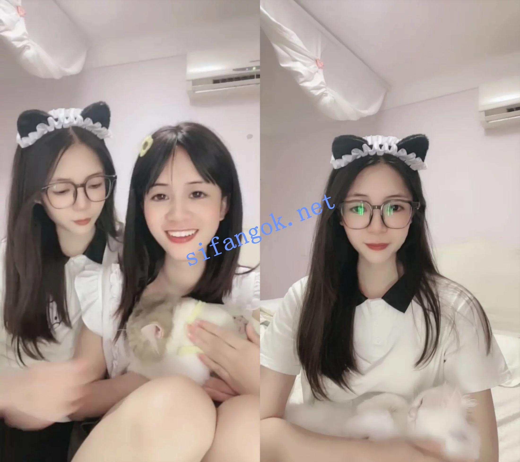 主播!! 【小黄豆 】两个超漂亮,可爱的女神下海大秀2 图 01