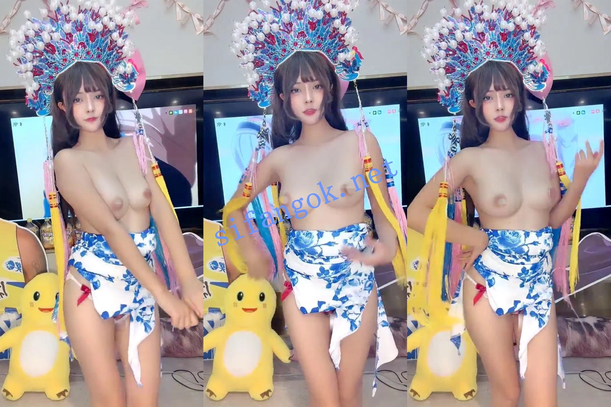 ✨百变女王小合集~ 张晚萌 很骚很漂亮~裸舞掰穴抠逼~顶~ 图 03