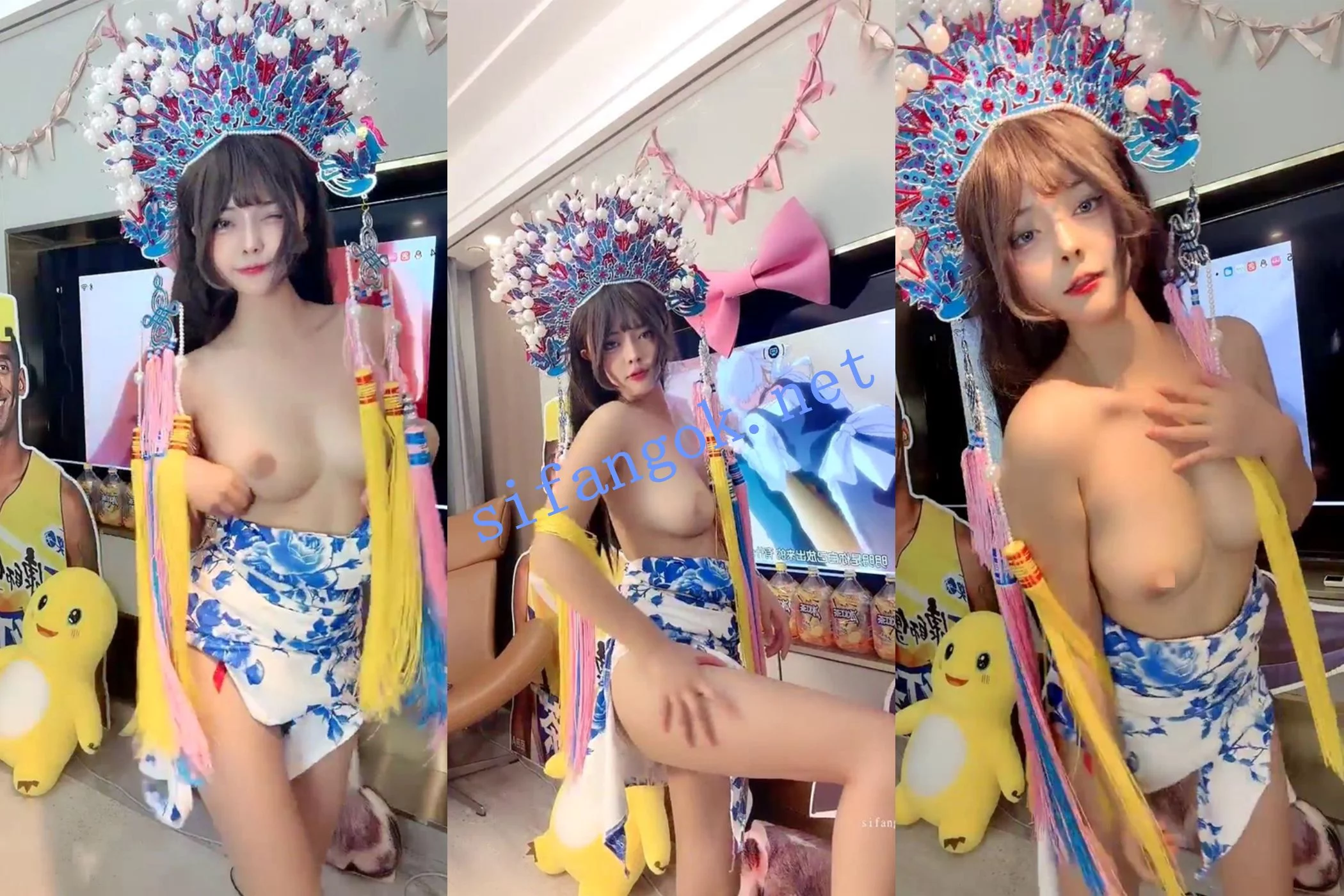 ✨百变女王小合集~ 张晚萌 很骚很漂亮~裸舞掰穴抠逼~顶~ 图 04