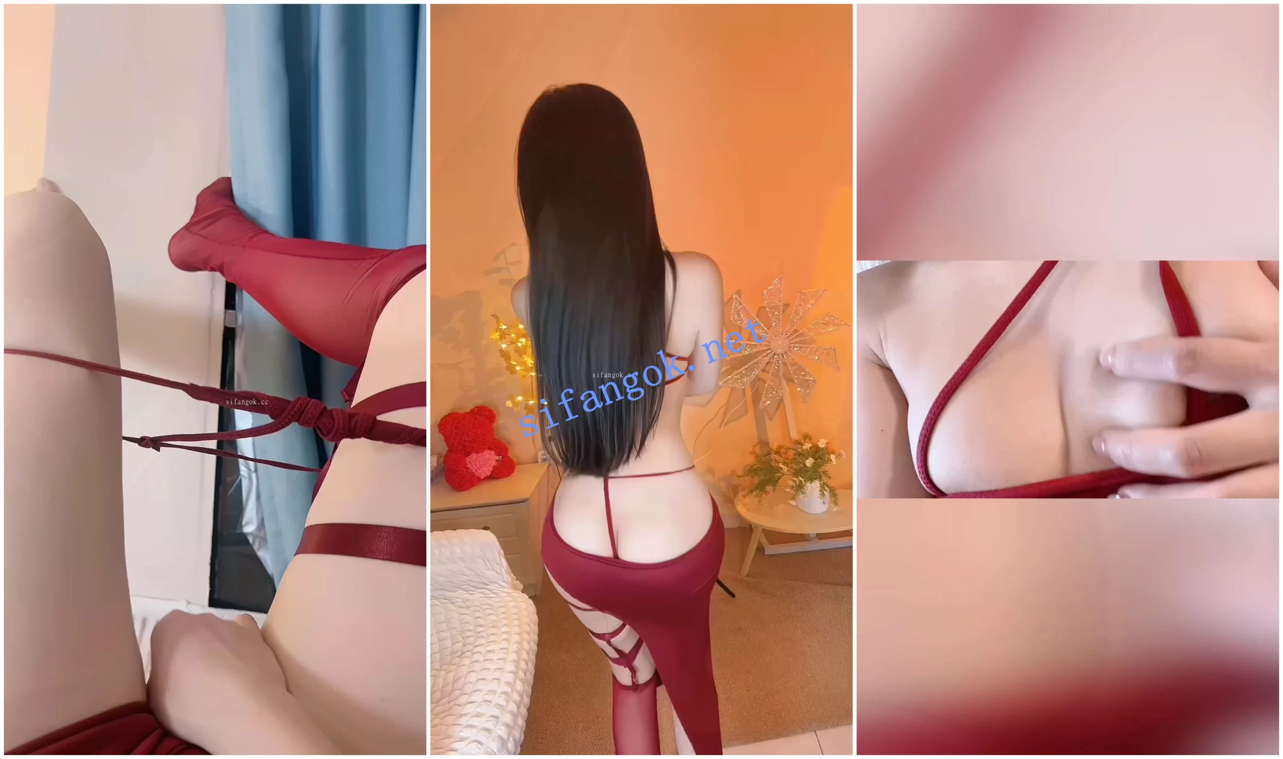 快手福利 苗条嫩妹 小纯纯 嫩穴自慰扭动娇躯 图 04