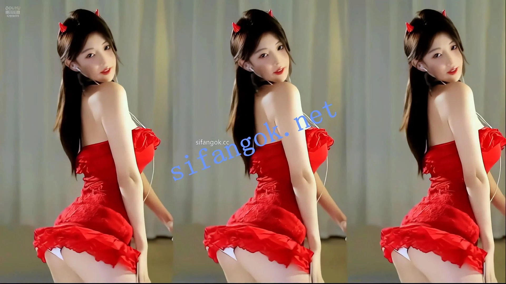 斗鱼 呆谜兔 最新专辑9V,大裸背 情趣奶罩 漏内内 图 18