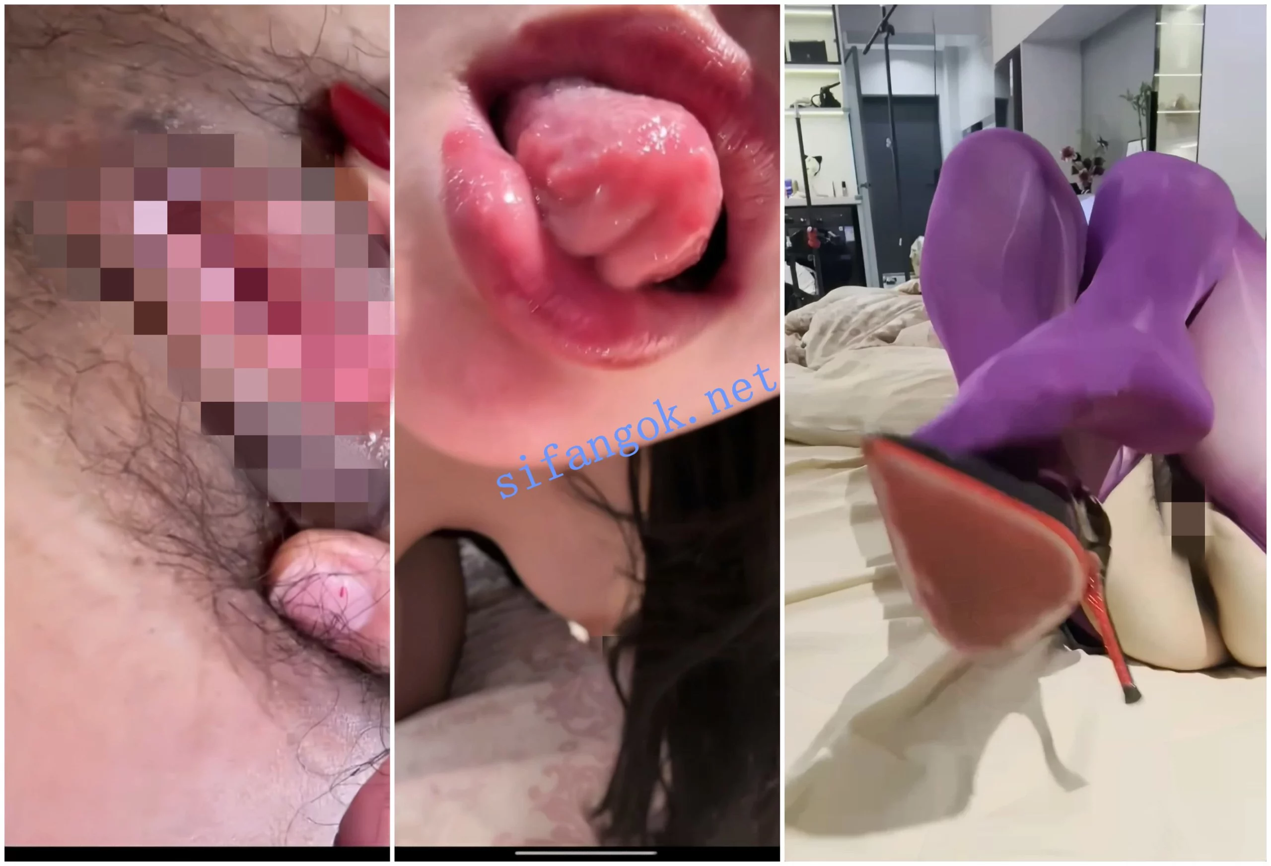快手福利 极品丝袜熟女 雅茹/雪儿/小小 道具自X丝足 图 09